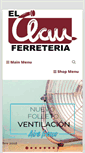 Mobile Screenshot of elclauferreteria.com